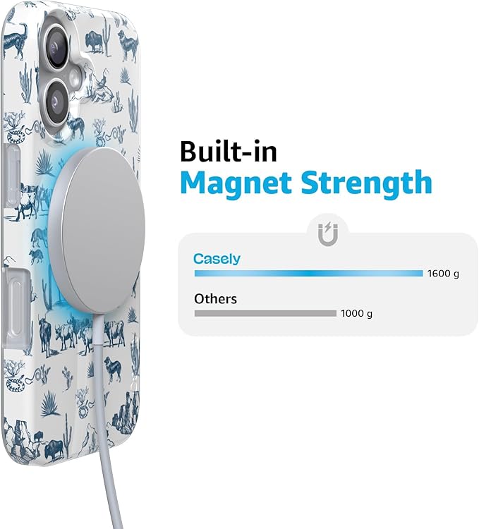 Casely iPhone 17 Case | Wild West Adventure | Desert | Compatible with MagSafe | Classic Ultra Slim Design