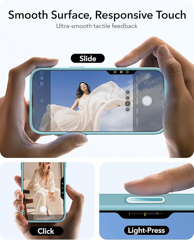 ESR for iPhone 16 Plus Case, Camera Control Button Compatible with MagSafe, Military-Grade Protective Case, Built-in Stash Stand Phone Case, Scratch-Resistant Back Cover, Classic Series, Clear Green