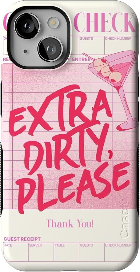 Casely iPhone 14 Case | Extra Dirty Please | Fun on Weekdays | Compatible with MagSafe | Bold Protective Design