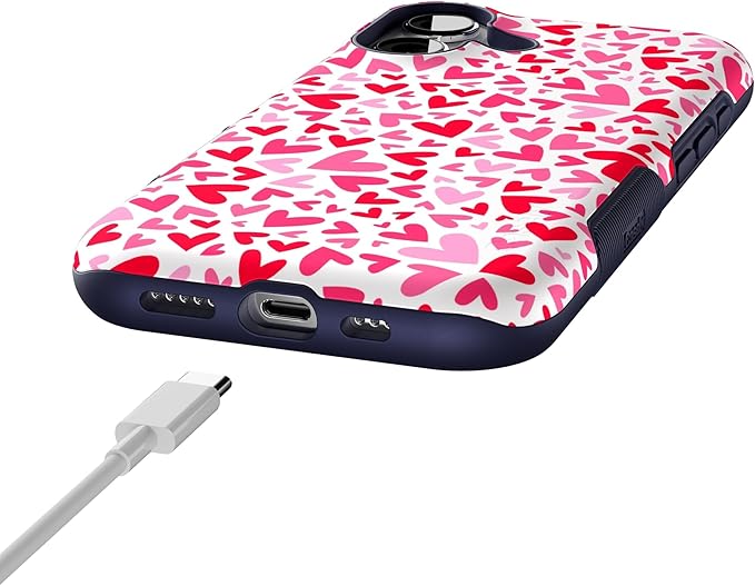 Casely iPhone 17 Case | XOXO | Candy Hearts | Bold Protective Design | Compatible with MagSafe