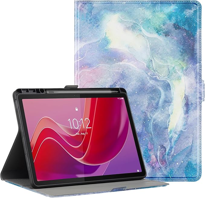 for Lenovo Tab M11 Case with Pen Holder,Ultra Slim Magnetic Cover for Lenovo Tab K11 LTE Tablet Case Kids,Color Cloud