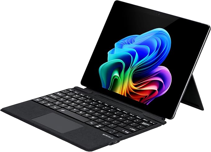 mobee Type Cover for Microsoft Surface Pro 13 inch, Compatible with Surface Pro 13"(11th Edition) / Pro 11 / Pro 10 / Pro 9 / Pro 8 / Pro X, Slim Keyboard with Trackpad Mouse, Backlit, & Pen Holder