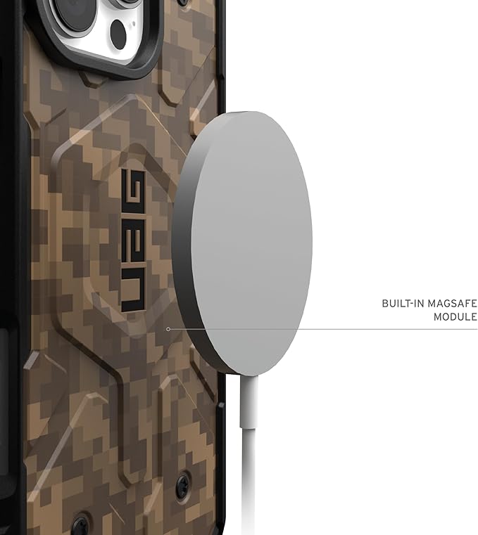 URBAN ARMOR GEAR UAG Designed for iPhone 16 Pro Max Case 6.9" Pathfinder SE - Compatible with MagSafe Charging Rugged Shockproof Anti-Slip Military Grade Protective Cover, Digi Camo Dark Earth