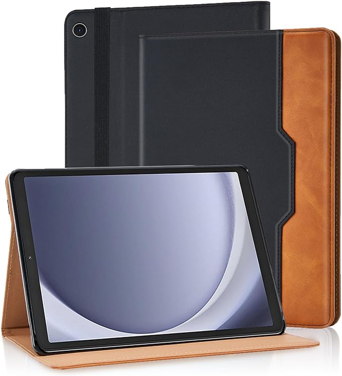 Case for Samsung Galaxy Tab A9 Plus/A9+ 11 Inch 2023 Cover (Model SM-X210/SM-X216/SM-X218) Case Multi-Angle Viewing Stand with Hand Strap Galaxy Tab A9 Plus Case,Black