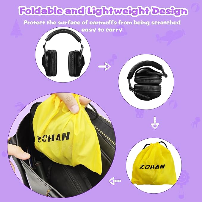 ZOHAN 030 Kids Noise Cancelling Headphones for Autism Kids Ear Protection