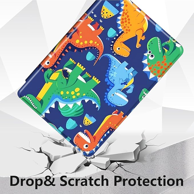 Case for Lenovo Tab M10 Plus 10.3", 360 Degree Rotating Folding Stand,with Auto Sleep/Wake Case for Lenovo Tab M10 Plus (2020 2nd Gen) TB-X606F/TB-X606X 10.3" FHD Tablet,Cute Dinosaur