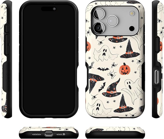 Casely iPhone 17 Pro Case | Feeling Witchy | Haunted Halloween | Bold Protective Design | Compatible with MagSafe