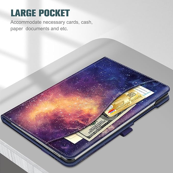 Fintie Case for Samsung Galaxy Tab S10 Lite/ S10 FE/ S9 FE 5G 10.9 Inch/Tab S9 11 Inch with S Pen Holder, Multi-Angle Viewing Protective Cover with Pocket, Auto Sleep/Wake, Galaxy