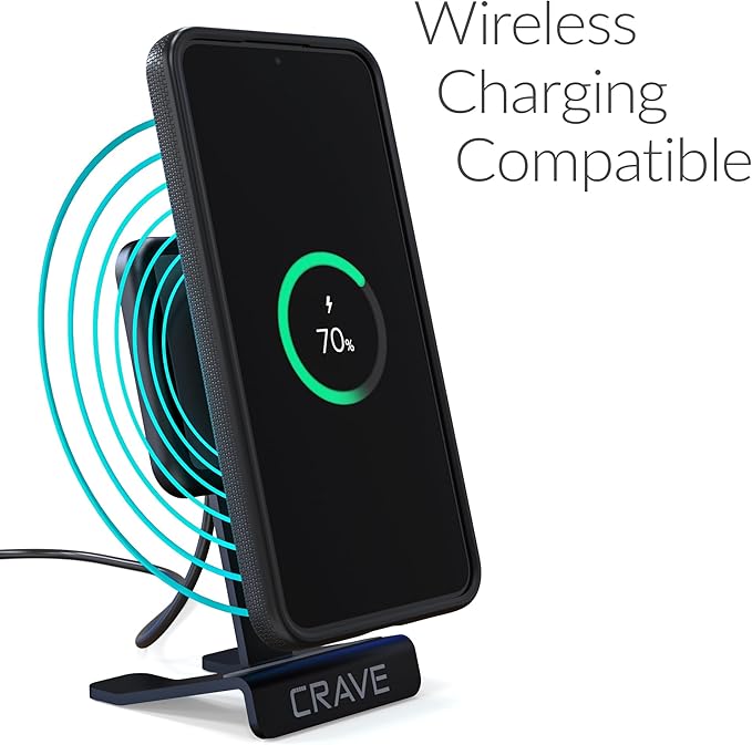 Crave Dual Guard for Samsung Galaxy S24 Case, Shockproof Protection Dual Layer Case for Samsung Galaxy S24 - Black