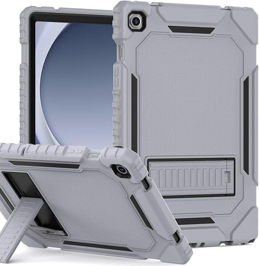Grifobes for Samsung Galaxy Tab A9 Plus 11 Inch 2023 Cases, Heavy Duty Shockproof Rugged Cover for New Samsung Tablet A9+ 11" Case (SM-X210/X216/X218) with Kickstand for Kids, Dark Grey