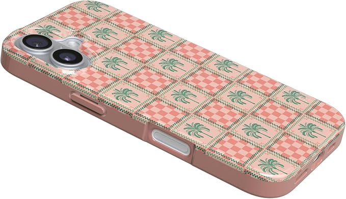 Casely iPhone 17 Case | The Social Club | Palm Beach | Compatible with MagSafe | Classic Ultra Slim Design