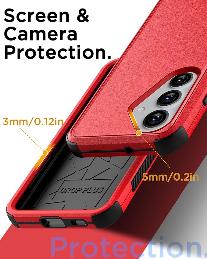 AICase for Samsung Galaxy S25 Case,3-Layer Heavy Duty Pocket-Friendly Rugged Durable Military Grade Protection Shockproof/Drop Proof/Dust Proof Protective Cover for Samsung Galaxy S25 2025_5