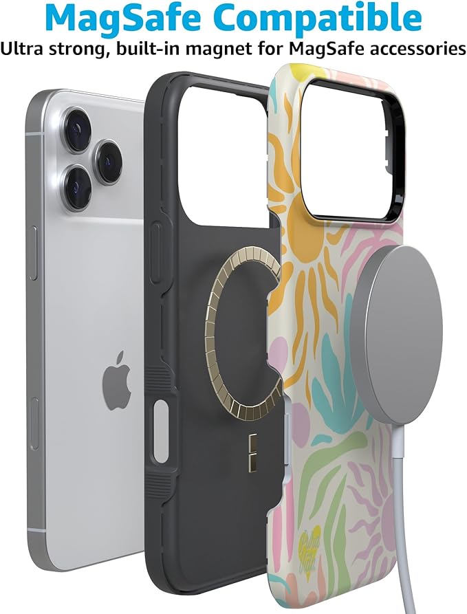 Casely iPhone 17 Pro Case | Oasis | Pura Vida | Compatible with MagSafe | Bold Protective Design