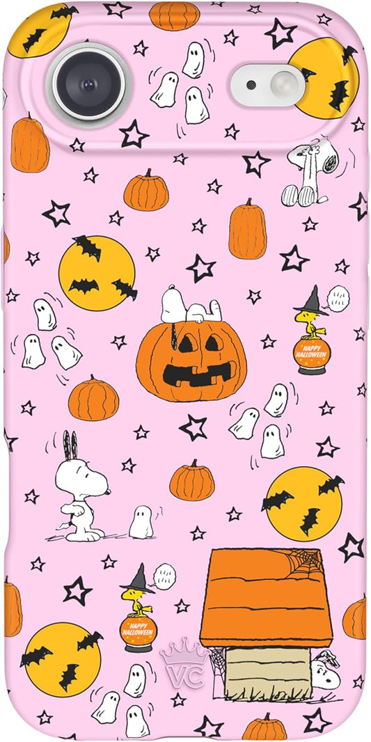 VELVET CAVIAR Case for iPhone 17 Air | Compatible with MagSafe | 10ft Drop Tested | Protective Designer Cases | Pink Pumpkin Snoopy