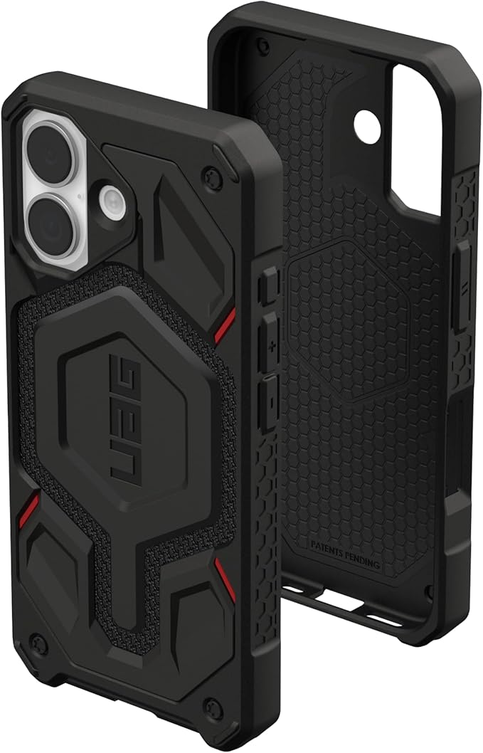 URBAN ARMOR GEAR UAG Designed for iPhone 17 Case Monarch Pro - Compatible with MagSafe Military Grade Protective Cover, Kevlar Black