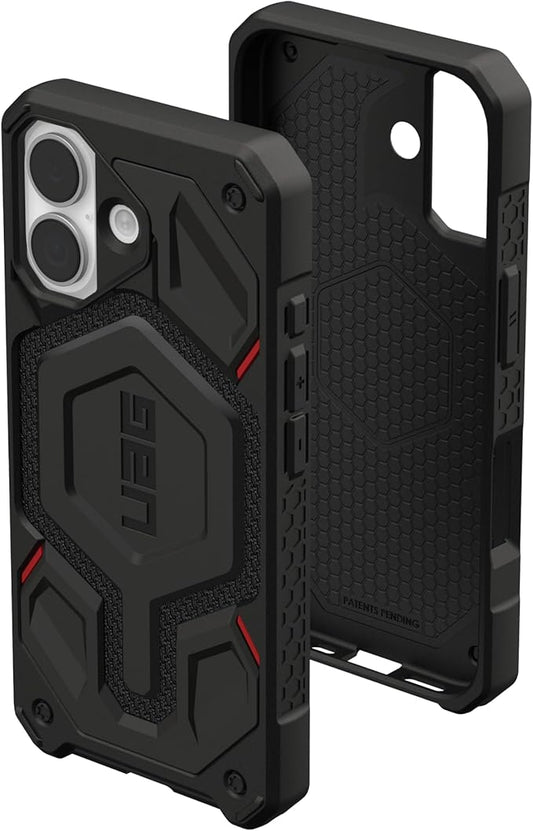 URBAN ARMOR GEAR UAG Designed for iPhone 17 Case Monarch Pro - Compatible with MagSafe Military Grade Protective Cover, Kevlar Black