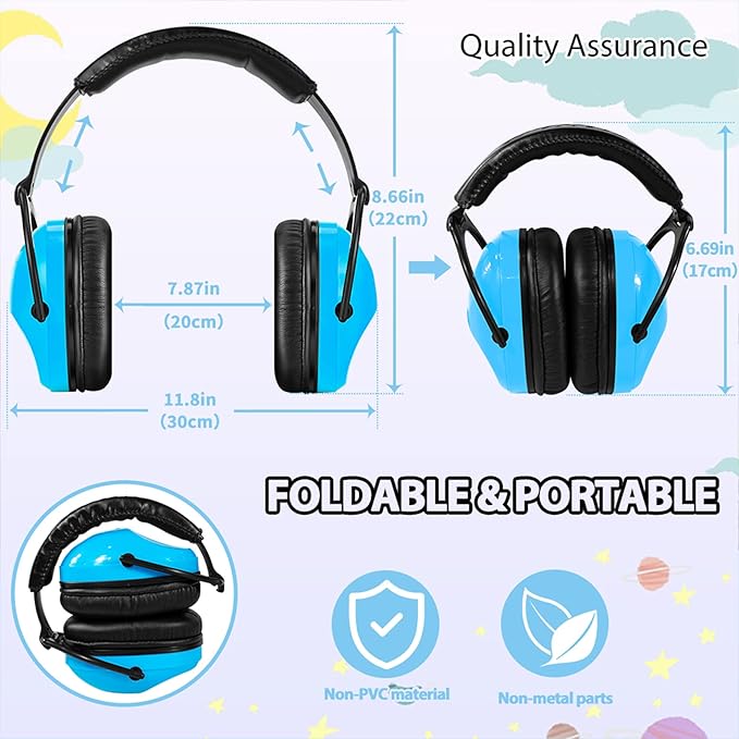 ZOHAN 030 Kids Noise Cancelling Headphones for Autism Kids Ear Protection