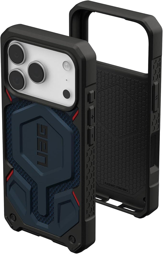 URBAN ARMOR GEAR UAG Designed for iPhone 17 Pro Case Monarch Pro - Compatible with MagSafe Military Grade Protective Cover, Kevlar Mallard