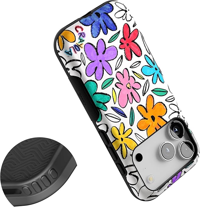 Casely iPhone 17 Pro Case | Outside The Lines | Crayola Marker | Bold Protective Design | Compatible with MagSafe