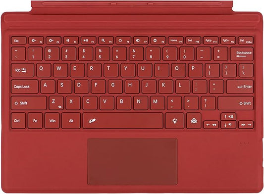 Type Cover for Microsoft Surface Pro 7+ / Pro 7 / Pro 6 / Pro 5 / Pro 4 / Pro 3, 12.3 inch, Ultra-Slim Wireless Tablet Keyboard with Multi Touchpad Bluetooch (Rose)