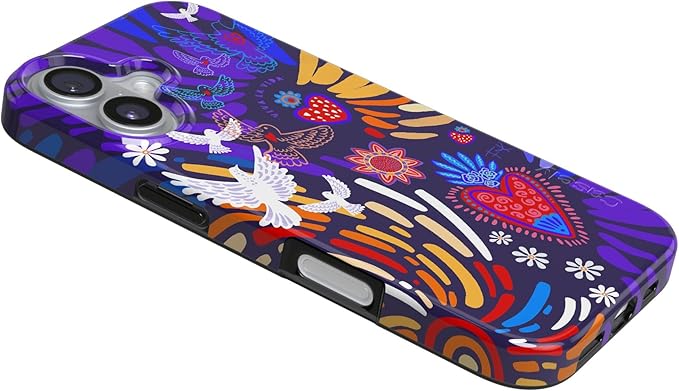 Casely iPhone 17 Case | Viva La Vida | Frida Kahlo Collage | Compatible with MagSafe | Classic Ultra Slim Design