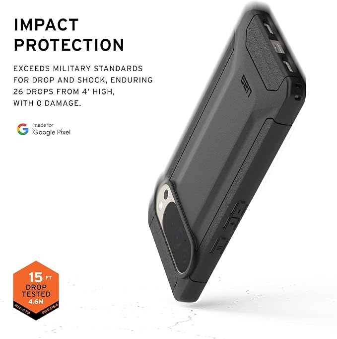 URBAN ARMOR GEAR UAG Made for Google Pixel 10 Pro XL Case Scout - Rugged Military Grade Dropproof Protective Cover, Black