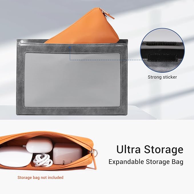 CoBak Case for Microsoft Surface Pro 12" (2025), Premium Business Cover with Multi-Angle Stand, Embedded Stylus Holder, Keyboard Support & Built-in Organizer – Tailored for Professionals,Cowhide Gray