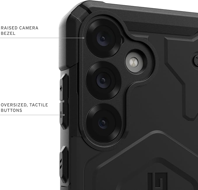 URBAN ARMOR GEAR UAG Designed for Samsung Galaxy S25 Case 6.2" Pathfinder - Compatible with Magnetic Charging Armor Shell Impact-Resistant Rugged Military Drop Tested Protective Cover, Black