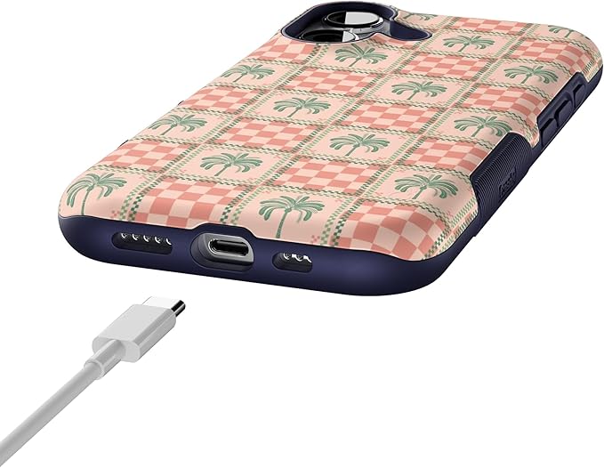 Casely iPhone 17 Case | The Social Club | Palm Beach | Bold Protective Design | Compatible with MagSafe