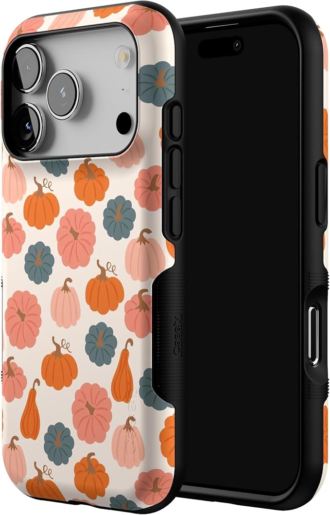 Casely iPhone 17 Pro Case | Oh My Gourd | Pumpkin Patch | Bold Protective Design | Compatible with MagSafe