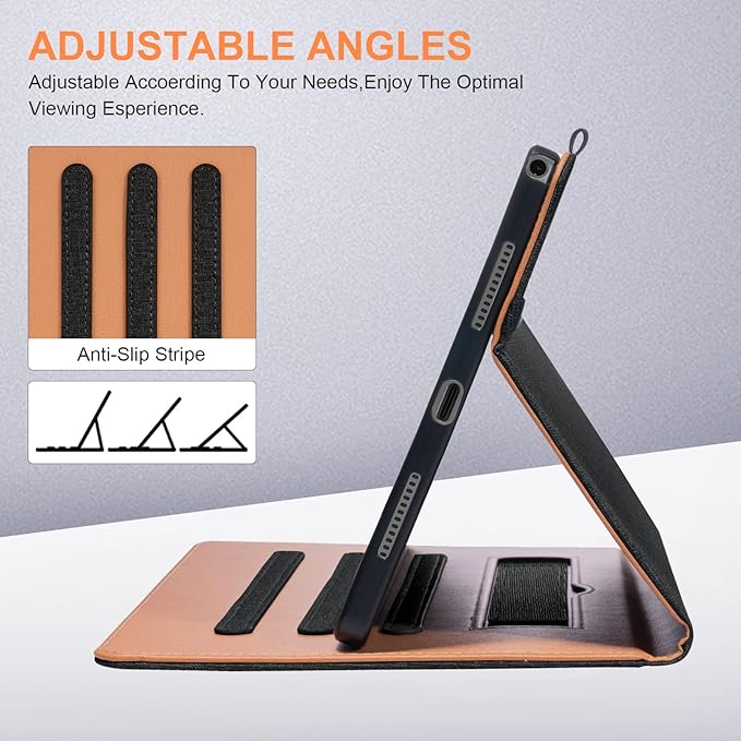 for Lenovo Tab M11 Case with Pen Holder,for Lenovo M11 Tablet Case with Hand Strap 11 Inch TB330FU 2024,Black