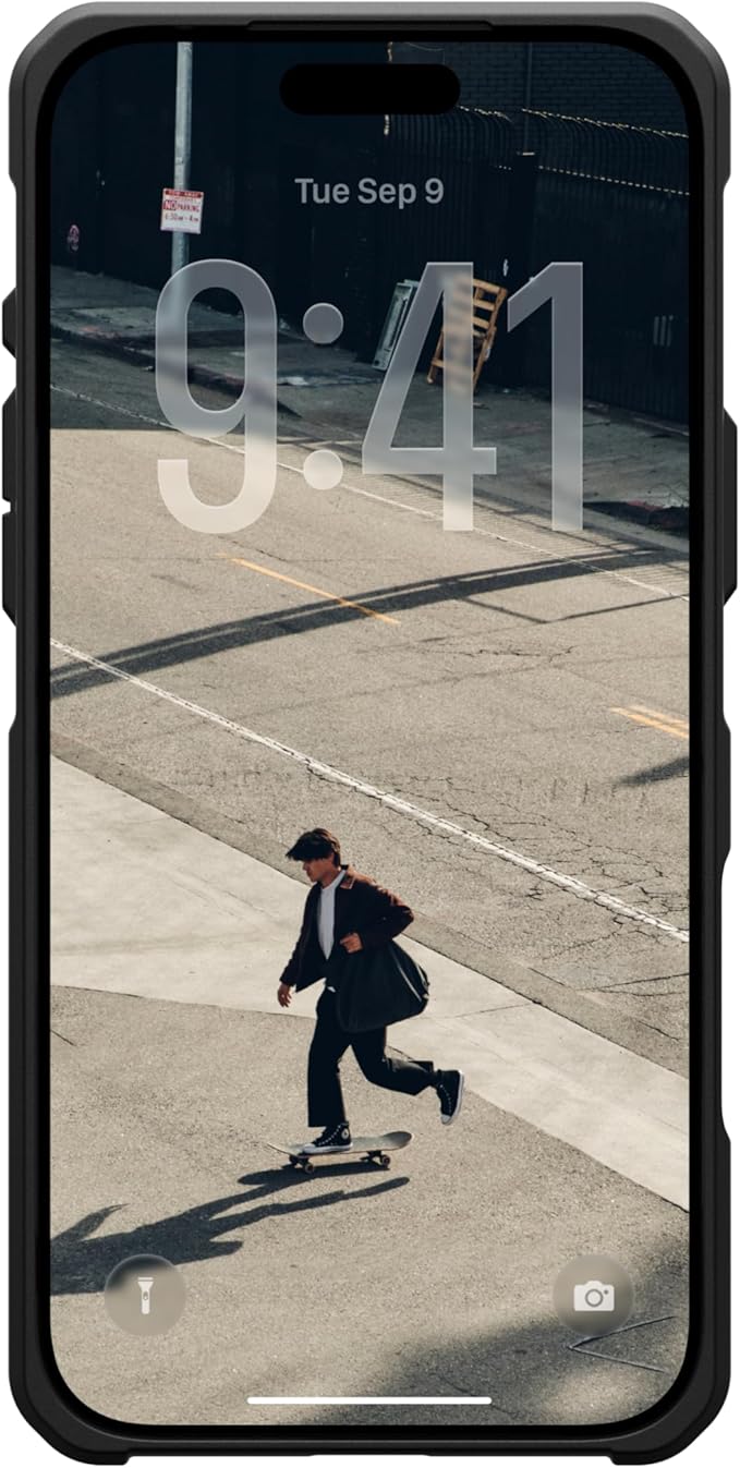 URBAN ARMOR GEAR UAG Designed for iPhone 17 Pro Max Case Metropolis LT - Compatible with MagSafe Military Grade Protective Cover, Micro Hex Camo Graphite