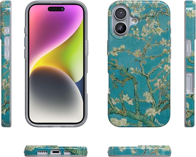 Casely iPhone 17 Case | Van Gogh | Almond Blossom Floral | Compatible with MagSafe | Classic Ultra Slim Design