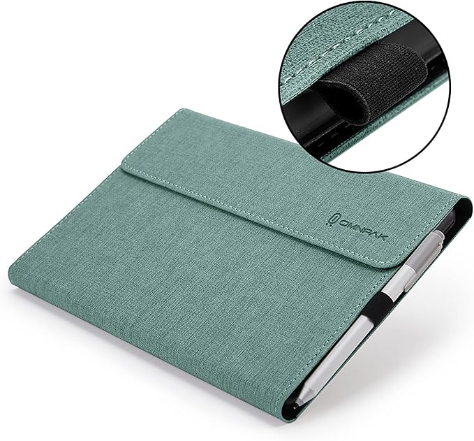 Omnpak Protective Case for Surface Go 4 2023/Go 3 2021/Go 2 2020/Go 2018 with Stylus Holder, Multiple Angle Slim Lightweight Cover, Compatible with Type Cover Keyboard（Keyboard Not Included）