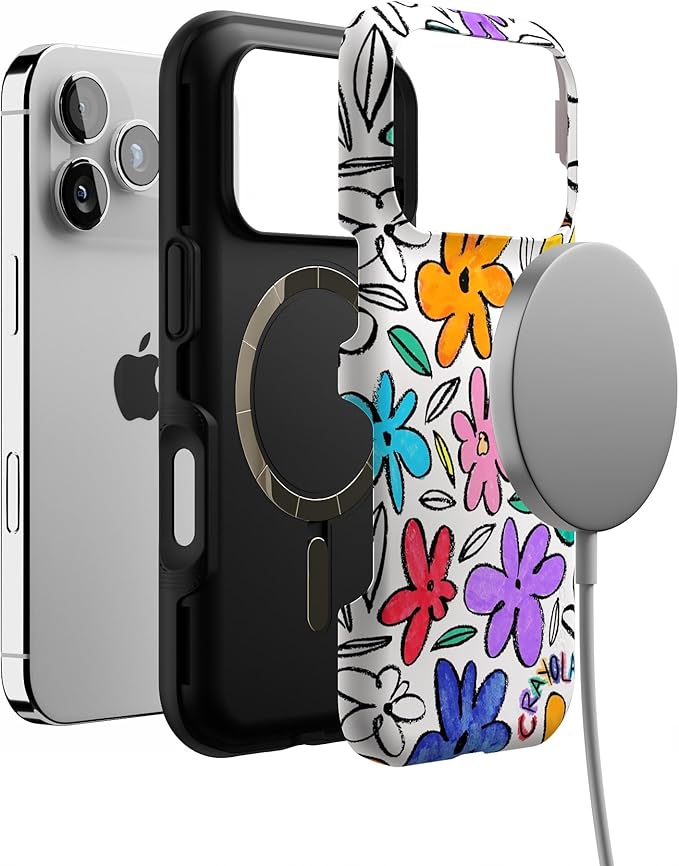 Casely iPhone 17 Pro Case | Outside The Lines | Crayola Marker | Bold Protective Design | Compatible with MagSafe