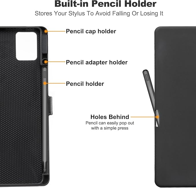 for Lenovo Tab M11 Case with Pen Holder,Ultra Slim Magnetic Cover for Lenovo Tab K11 LTE Tablet Case Kids,Graffiti