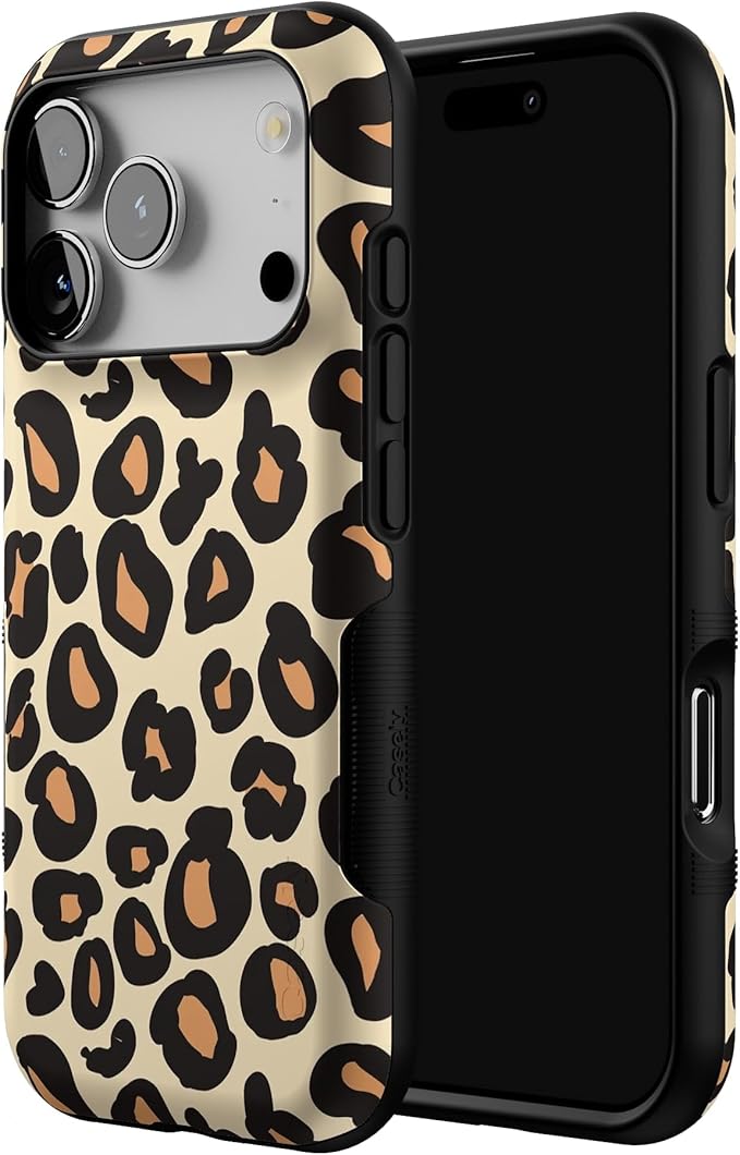 Casely iPhone 17 Pro Case | Into The Wild | Leopard Print | Bold Protective Design | Compatible with MagSafe