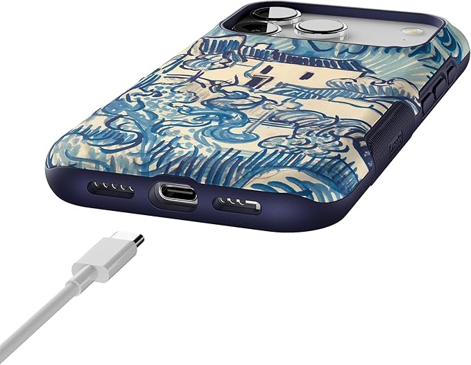 Casely iPhone 17 Pro Case | Van Gogh | Landscape with Houses | Bold Protective Design | Compatible with MagSafe