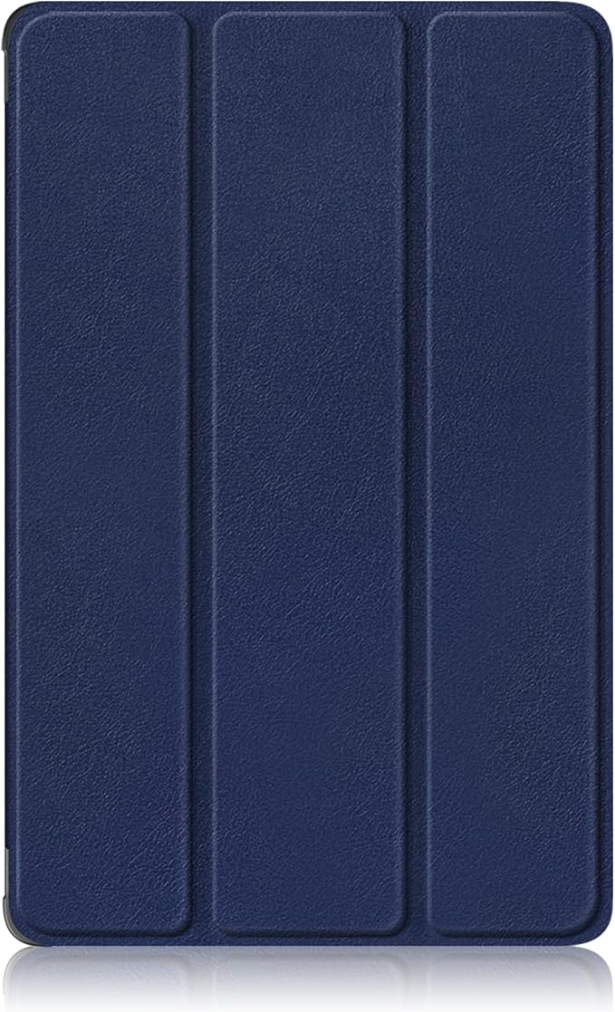 Epicgadget Case for Nook 9" Lenovo Tablet (2024) / Lenovo Tab M9 (TB-310FU, 2023 Released) 9 Inch Display Tablet - Slim Lightweight Trifold Shell Stand Cover Case + 1 Random Stylus (Navy Blue)