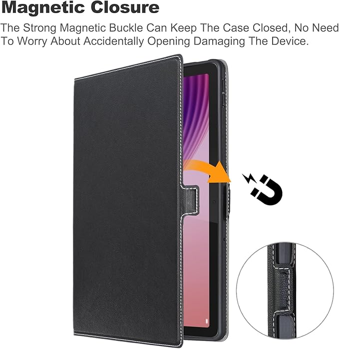 for Lenovo Tab 10.1 2025 Case Ultra-Thin Silicone Shockproof Cover for Lenovo Tab 10.1 Inch TB311FU Tablet Case,Black