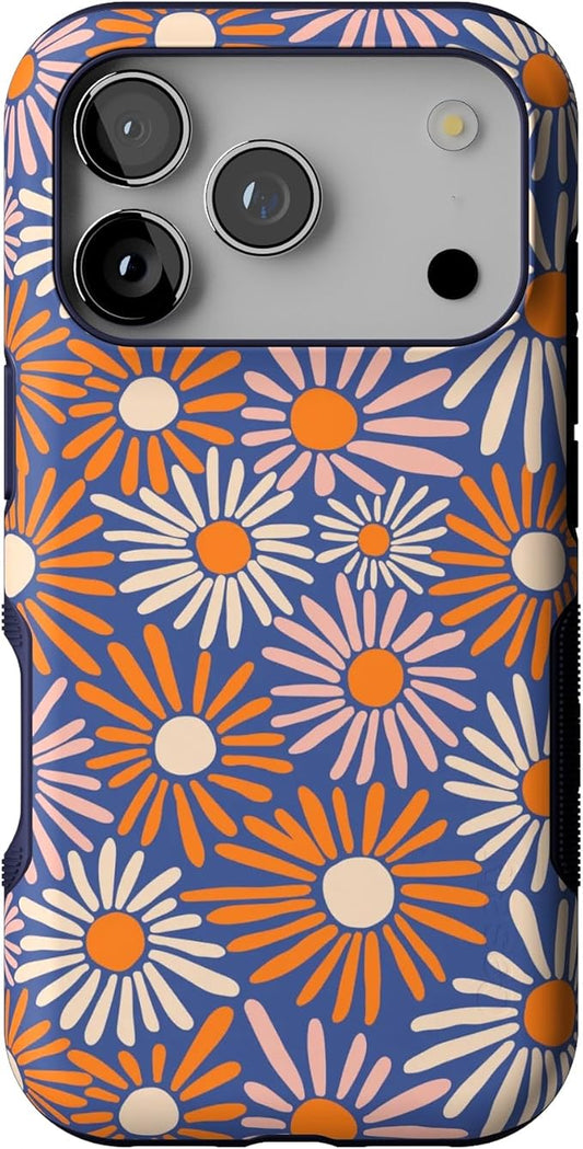 Casely iPhone 17 Pro Case | Spring Forward | Daisy Floral | Bold Protective Design | Compatible with MagSafe