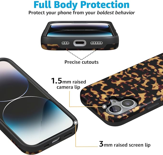Casely iPhone 17 Case | Shell Shocked | Tortoise Print | Compatible with MagSafe | Bold Protective Design