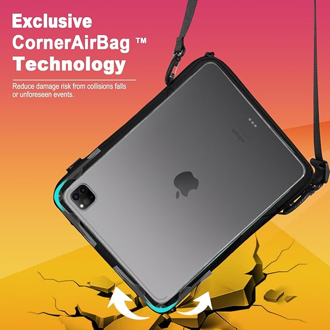 11 Inch Tablet Sleeve, Compatible with iPad Pro 11 (5th–1st Gen, M4/M2/M1), 10.9" iPad Air (7th–4th Gen, M3/M2), Microsoft Surface Go & Other 11" Tablets, Water-Resistant Case