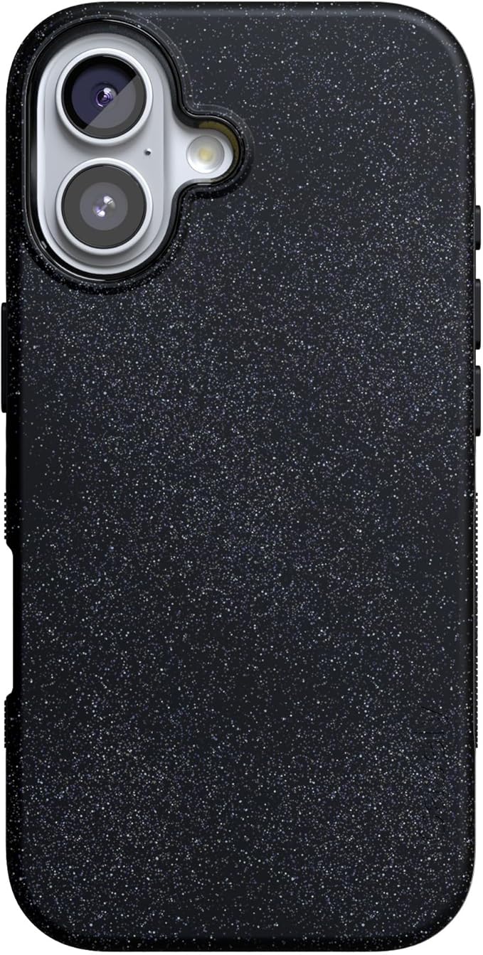 Casely iPhone 17 Case | Midnight Onyx | Black Shimmer | Compatible with MagSafe | Bold Protective Design