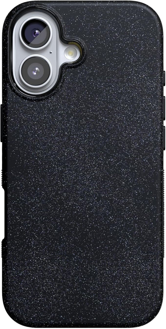 Casely iPhone 17 Case | Midnight Onyx | Black Shimmer | Compatible with MagSafe | Bold Protective Design