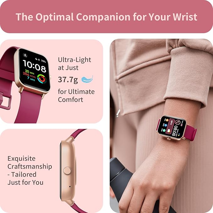 Fitness Tracker, 1.8" Smart Watches with Heart Rate/Blood Oxygen/Sleep Monitor, Alexa Built-in & Answer/Make Calls, Step Counter Fitness Watch with 101+ Sports Mode, IP68 Waterproof for Android iPhone