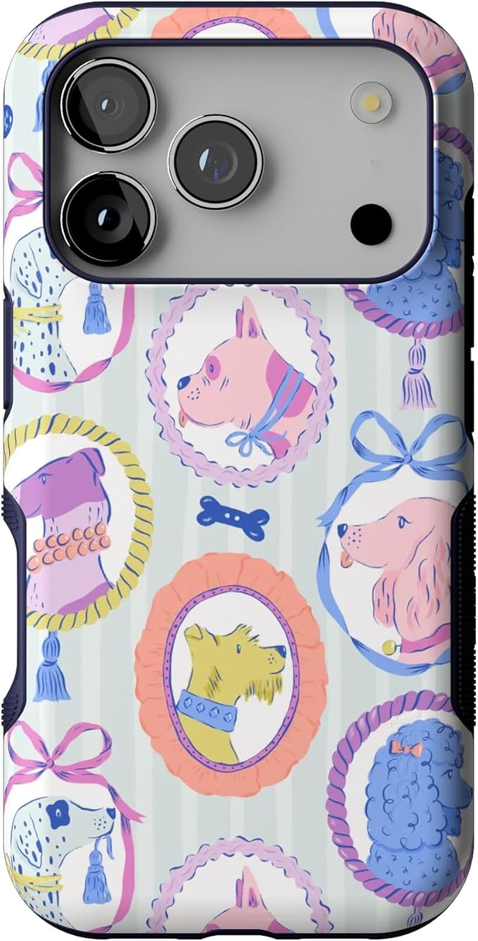 Casely iPhone 17 Pro Case | Chateau Pups | French Dog | Bold Protective Design | Compatible with MagSafe