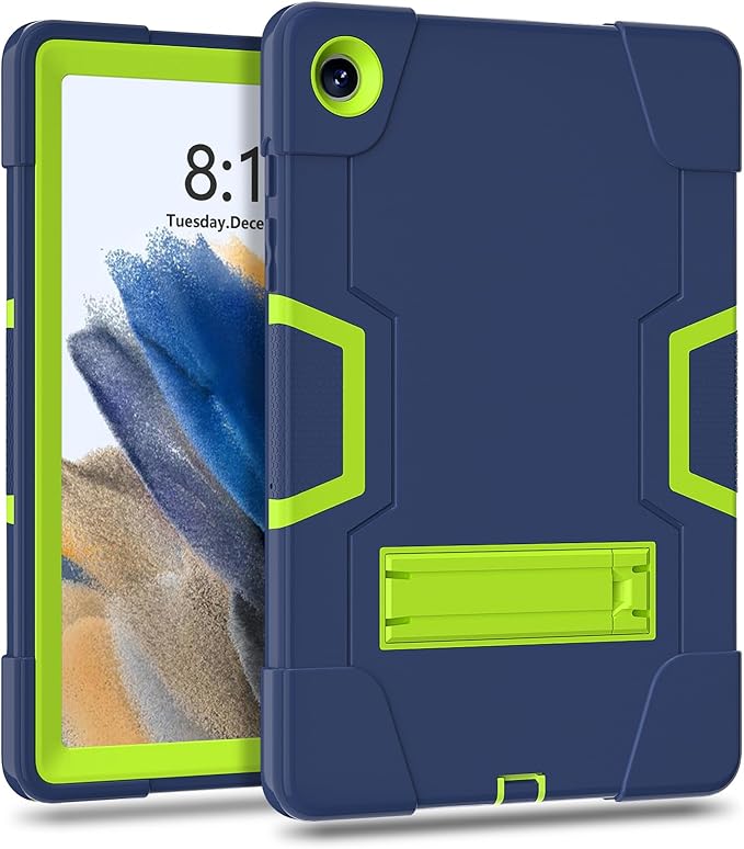 Case for Galaxy Tab A9 Plus 11 inch (2023), Protective Heavy Duty Shockproof Kickstand Cover for Samsung Galaxy Tab A9+ Plus 11" Model (SM-X210/X215/X216) Navy Blue+Olivine