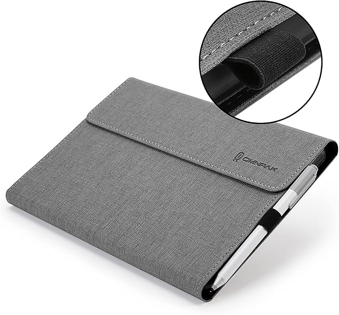 Omnpak Protective Case for Surface Go 4 2023/Go 3 2021/Go 2 2020/Go 2018 with Stylus Holder, Multiple Angle Slim Lightweight Cover, Compatible with Type Cover Keyboard（Keyboard Not Included）