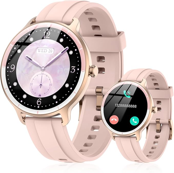 Smart Watch for Men Women(Answer/Make Calls), Smartwatch Built-in AI Voice, 1.27" HD Fitness Tracker with Heart Rate/Sleep/Step/SpO2 Monitor, 100+ Sports Modes, IP68 Waterproof Watch for Android iOS